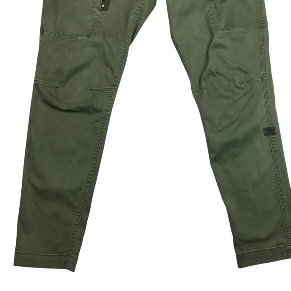 G-Star Raw Powel Slim Trainer Pants Olive Green Mens 32/32 Cotton Blend - Picture 3 of 10